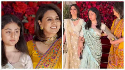 Did an angry Samara PUSH grandmother Neetu Kapoor while posing for pics Aadar Jain and Alekha Advani's wedding?