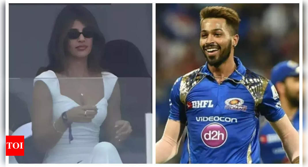 Hardik Pandya's rumoured girlfriend Jasmin Walia fuels dating rumours after she gets spotted cheering at India VS Pakistan match in Dubai