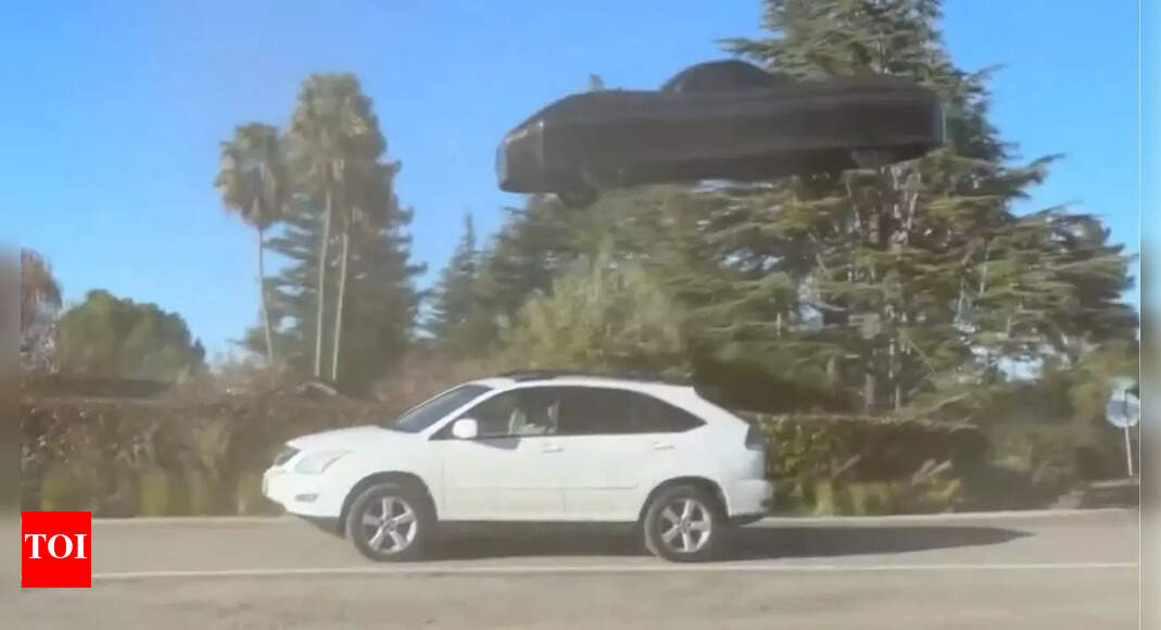 Is this Rs 2.6 crore flying car really floating over traffic? Watch ...