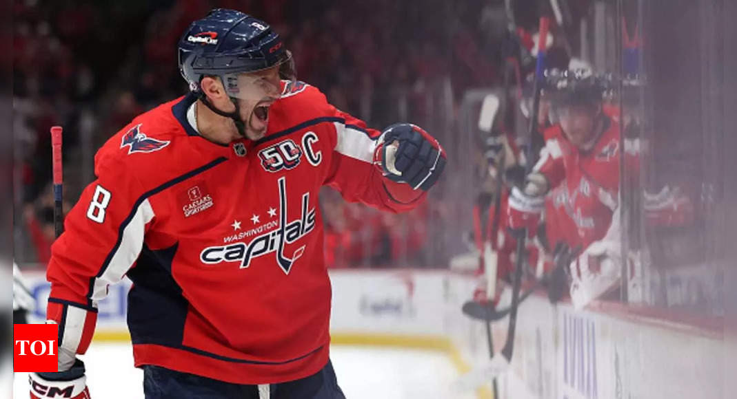 Capitals Alex Ovechkin is chasing Wayne Gretzky's 894-goal NHL record, makes history with hat trick during Sunday's 7–3 win over the Oilers