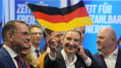  Germany's AfD celebrates record gains