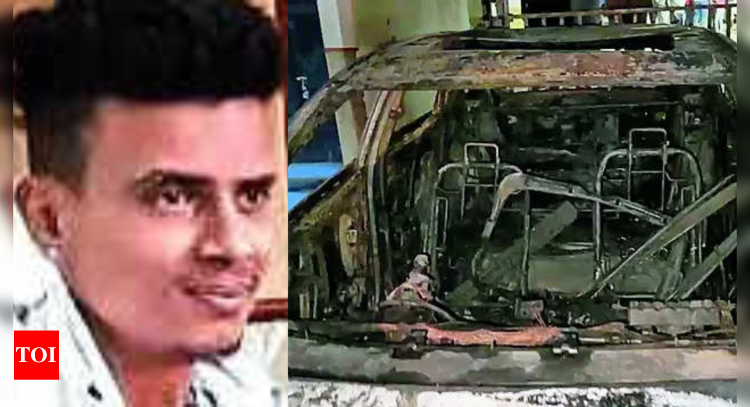 Jilted lover goes on rampage in Bengaluru, torches 3 cars & damages bike