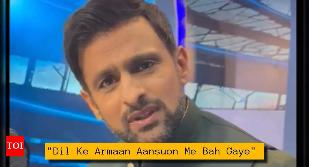 Ind vs Pak: Shoaib Malik expresses his sorrow over Pakistan's defeat with the Bollywood song 'Dil ke armaan'; video goes viral