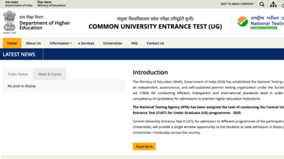 NTA launches new CUET UG 2025 website: Exams in May, registration begins soon