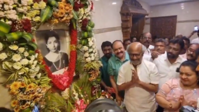 Watch: Actor Rajinikanth, AIADMK members pay tribute to former Tamil Nadu CM Jayalalithaa on her 77th birth anniversary