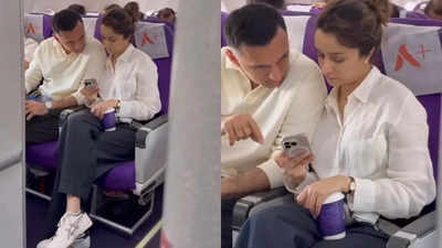 Shraddha Kapoor and Boyfriend Rahul Mody Twin in White, Sit Close to Each Other in Economy Class - Pics Got Viral