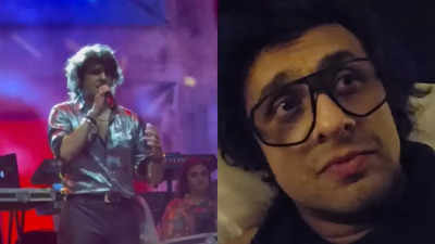 Sonu Nigam breaks into tears after singing 'Mere Dholna' during his live performance, reveals why it happened, netizens react - WATCH VIDEOS