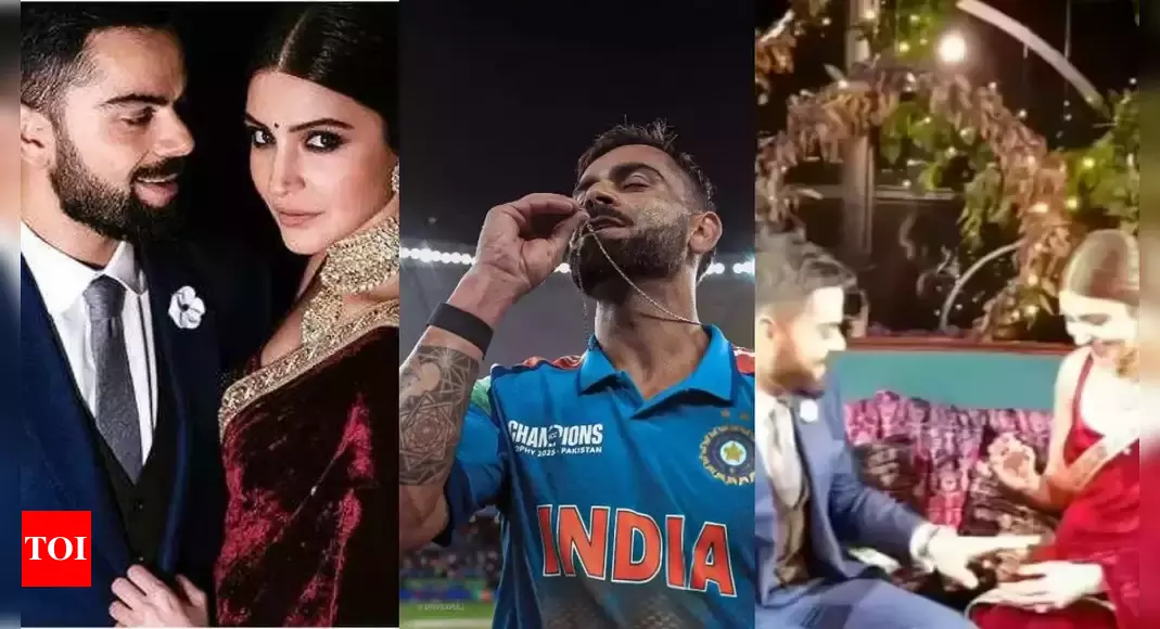 The history behind Virat Kohli kissing his wedding ring and how this gesture expresses love to Anushka Sharma; fans call it the 'locket celebration' - VIDEO