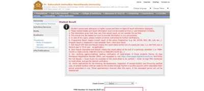 BAMU result 2025 released: Direct link to download scorecards for UG, PG courses | – The Times of India