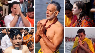  Who took dip at Maha Kumbh 2025