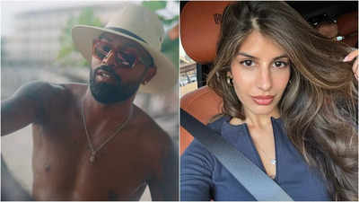 Hardik Pandya and Jasmin Walia share identical beach pictures after India vs Pakistan match, fans speculate whether they spent time together