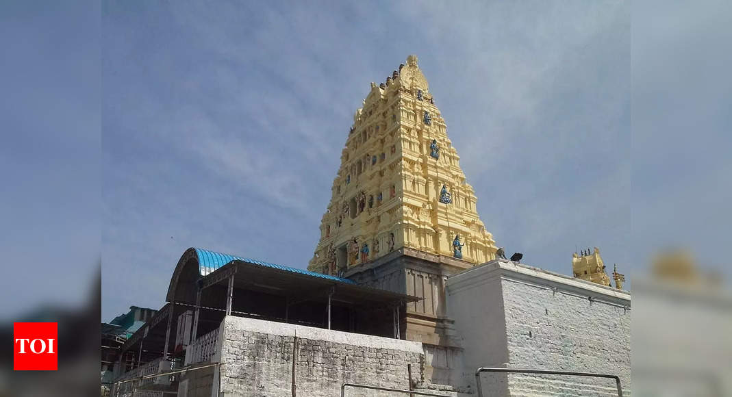 Yadagirigutta Temple in Telangana unveils first gold-plated vimana gopuram