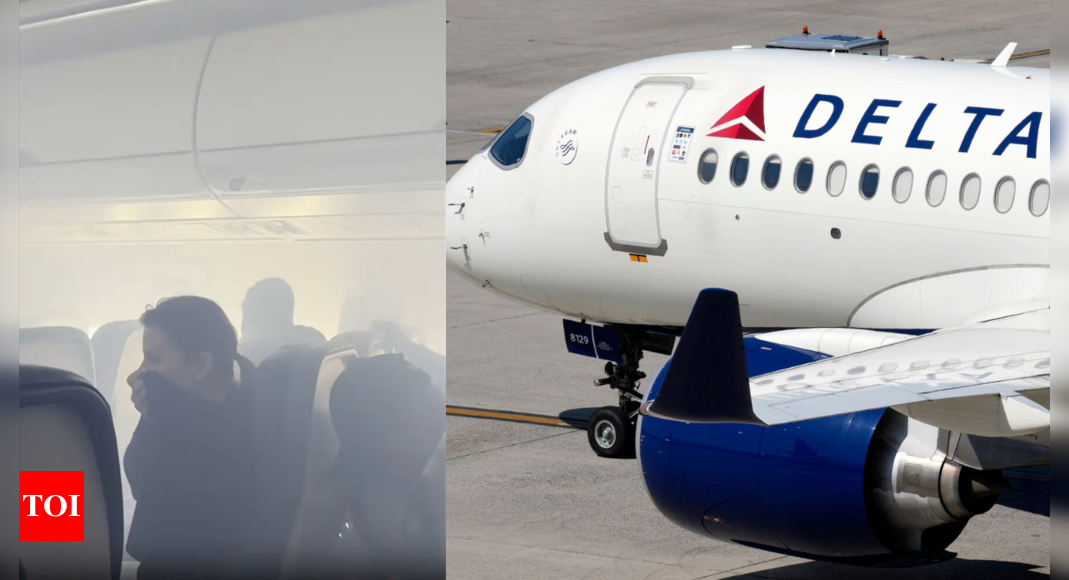 Delta flight makes emergency landing, passengers evacuated as smoke fills cabin