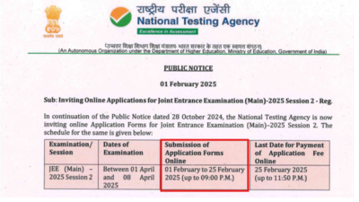 JEE Mains 2025 session 2 registration ends today: Check direct link here