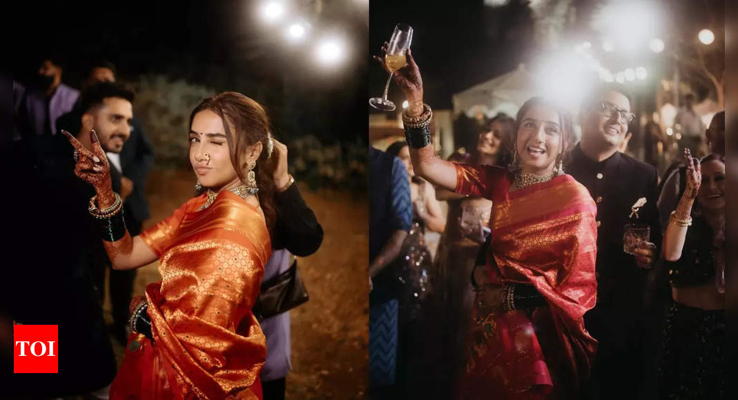 Prajakta Koli's traditional Marathi bride look at Sangeet steals the spotlight!