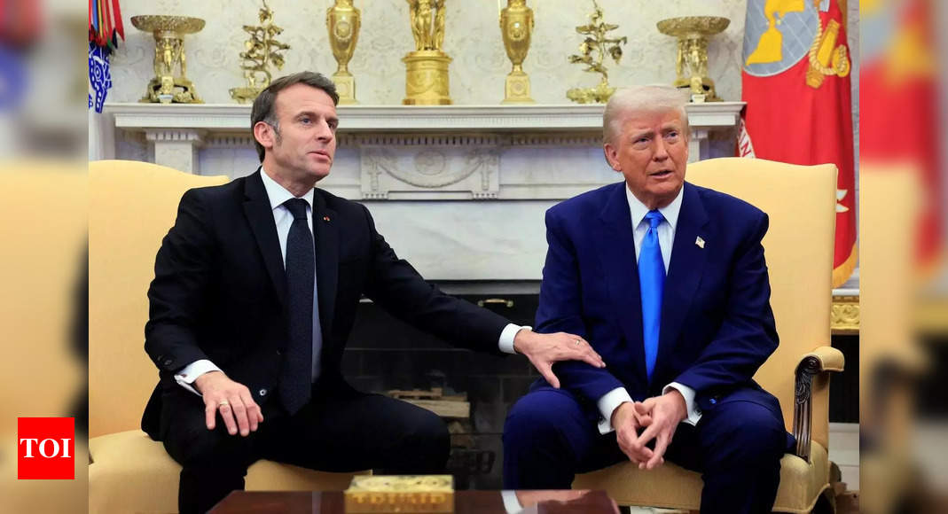 Macron challenges Trump's Ukraine narrative, highlighting transatlantic divides.