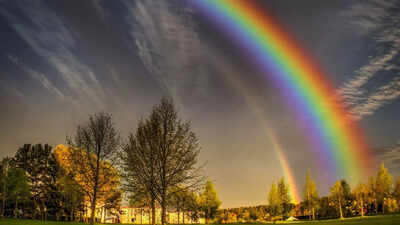 What is the true shape of a rainbow and why don't we see it?