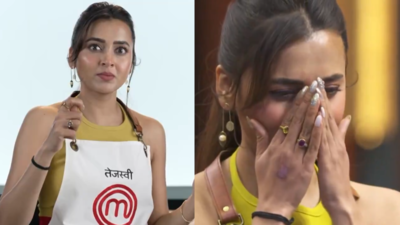  Tejasswi Prakash breaks down in tears as Ranveer Brar gives her first spoon tap; says 'Karan bolta tha uski bhookh mein aur zyada na kar baithe'