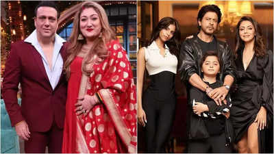 Govinda and Sunita Ahuja filed for divorce six months ago, Shah Rukh Khan's family to move out of Mannat, Aruna Irani suffers a fall in Bangkok: Top 5 Entertainment News