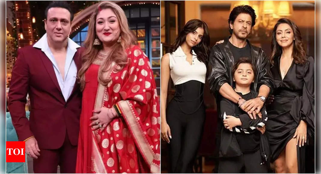 Govinda and Sunita Ahuja filed for divorce six months ago, Shah Rukh Khan’s family to move out of Mannat, Aruna Irani suffers a fall in Bangkok: Top 5 Entertainment News | Hindi Movie News – The Times of India