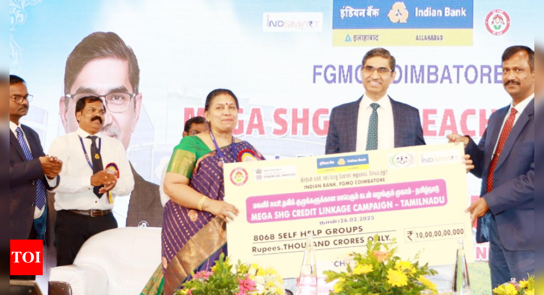 Indian Bank sanctions Rs 1,500crore loan for SHGs in Trichy