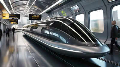 Indian Railways eyes world's longest Hyperloop test track with 1,100 kmph speeds - The Times of India