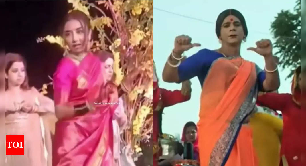 Prajakta Koli dances to Sunil Grover aka Rinku Bhabhi’s hit number ‘Mere husband mujhko pyaar nahi karte’ at her wedding; watch