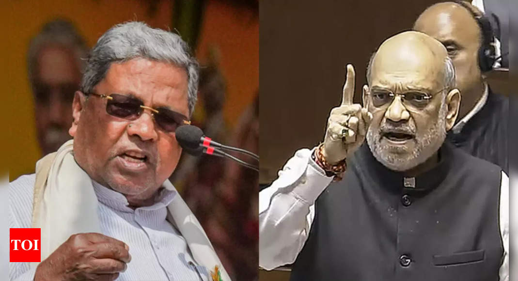 'Malicious intent': Siddaramaiah attacks Shah over delimitation