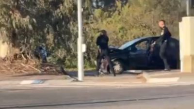 Vehicle rams pedestrians in Israel, suspect arrested in 'terror attack'