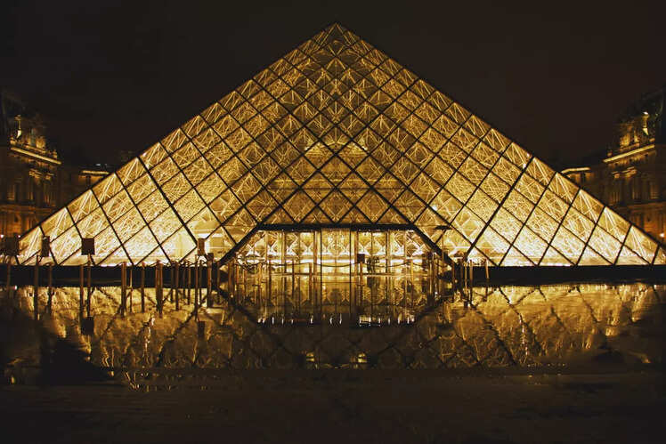 The Louvre was once a fortress