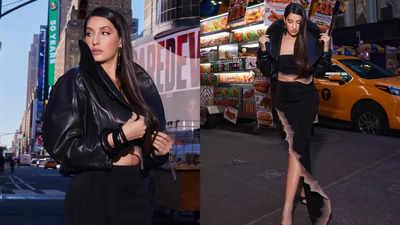 Nora Fatehi stuns in futuristic outfit by Kim Kardashian’s favourite designer, Grace Ling