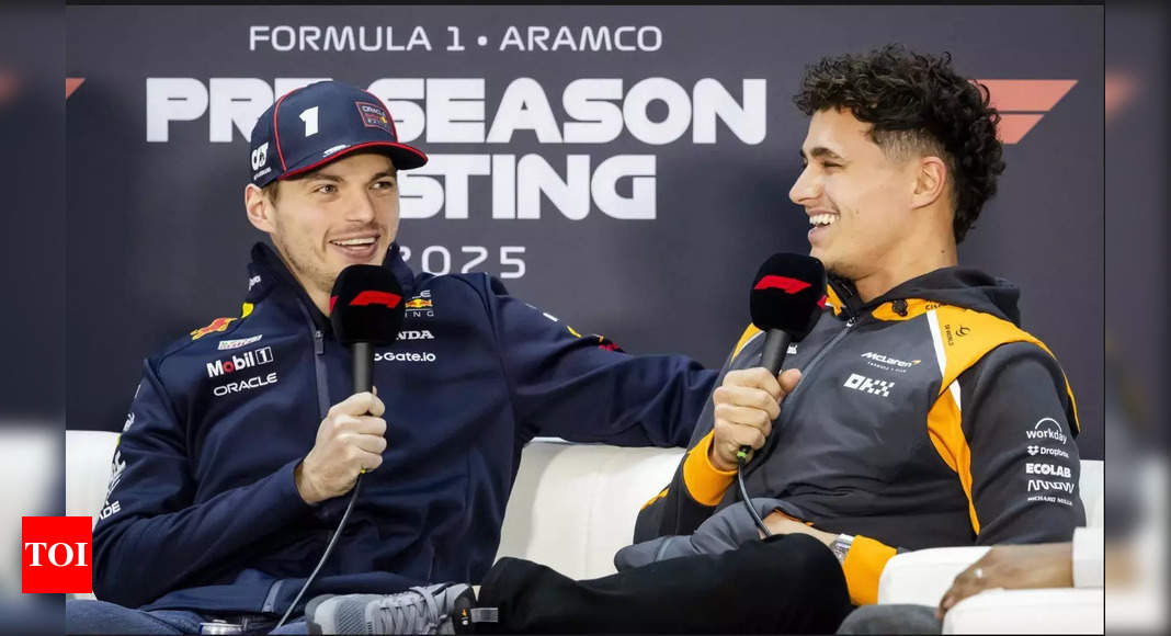 “We had to get escorted”: Max Verstappen and Lando Norris joke around as F1 rivalry heats up again