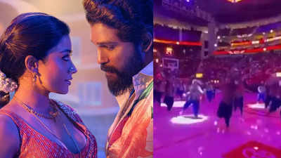 Allu Arjun and Rashmika Mandanna's ‘Peelings’ from 'Pushpa 2' performed at NBA halftime, enthralling global fans