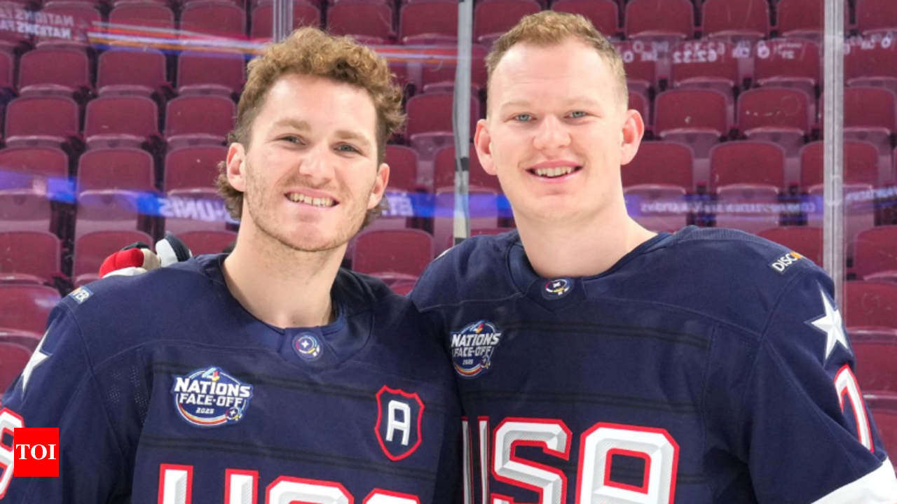 NFL Kelce Brothers Video-Meet With NHL Tkachuk Brothers At The News Heights  Podcast Show | NHL News - The Times of India