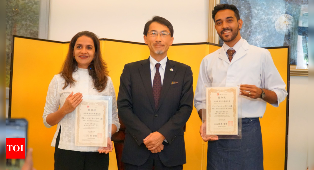 Japanese Cuisine Goodwill Ambassadors appointed in India