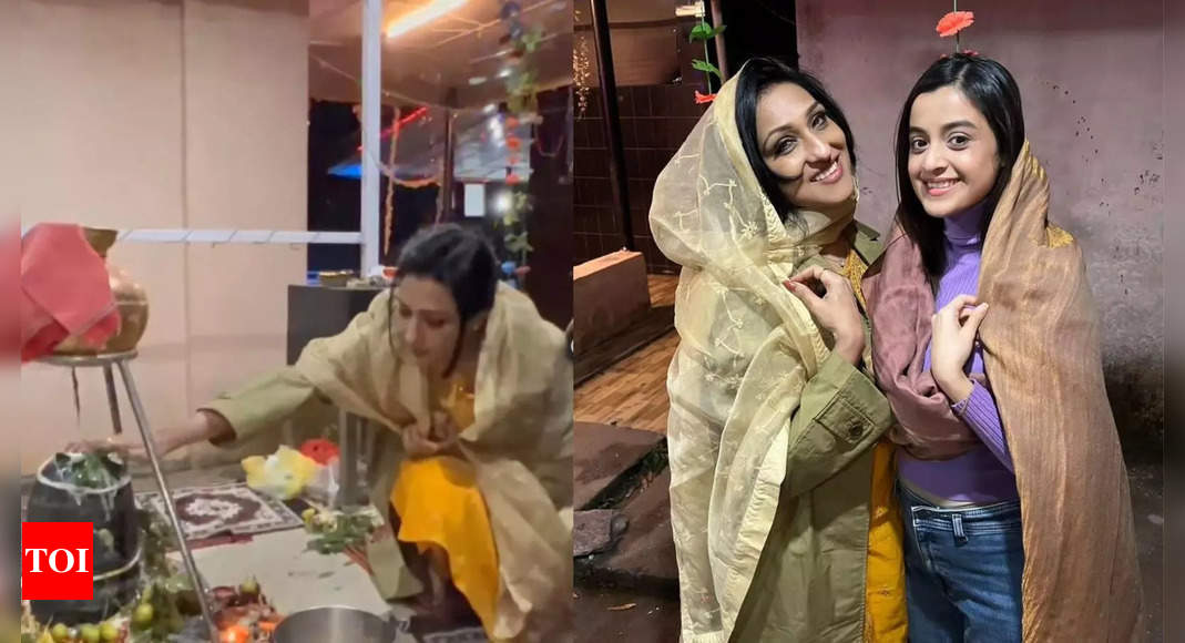 Rituparna Sengupta celebrates Maha Shivratri in Dharamshala amid shoot