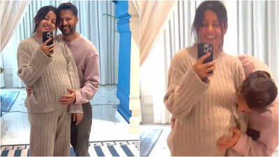 Vatsal Sheth kisses Ishita Dutta's baby bump as they prepare to welcome their second child