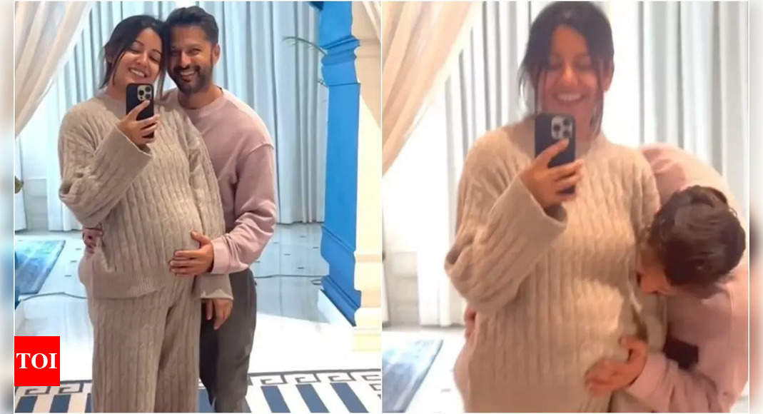 Vatsal Sheth kisses Ishita Dutta's baby bump as they prepare to welcome their second child