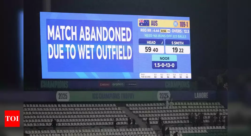 Washout secures Australia's spot in Champions Trophy semi-final