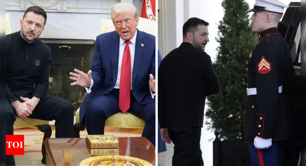 'He can come back when he's ready for peace': Trump cuts short talks with Zelenskyy