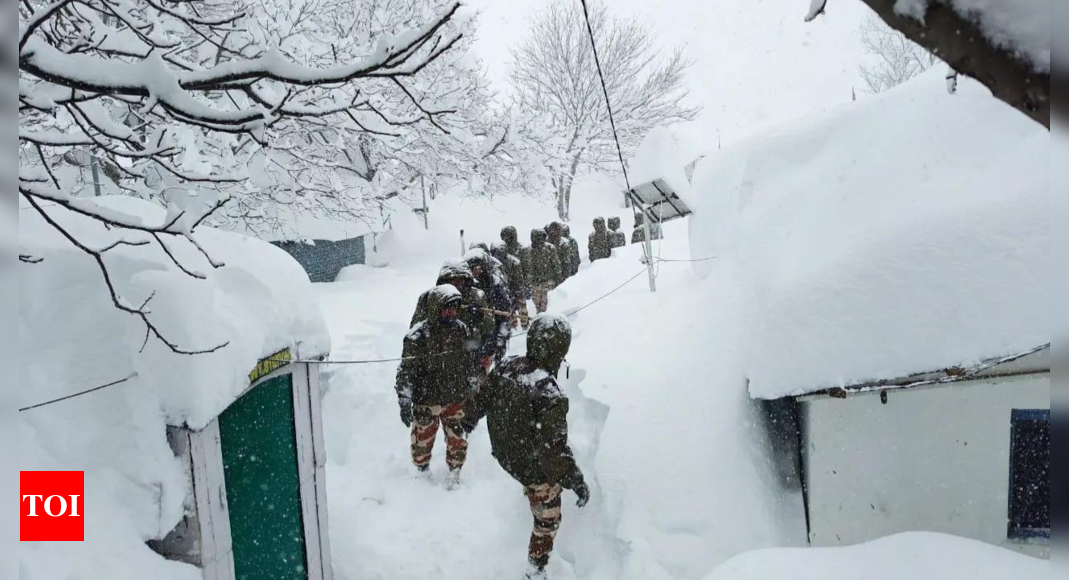 22 missing after avalanche buries BRO camp in Uttarakhand