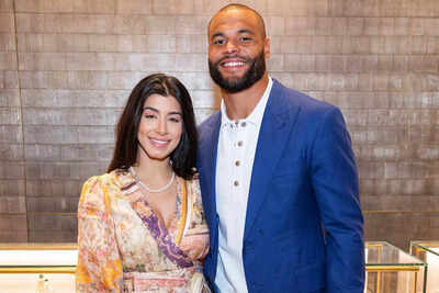 Dak Prescott shares a heartfelt moment with fiancée Sarah Jane Ramos after  marking a major milestone | NFL News - The Times of India