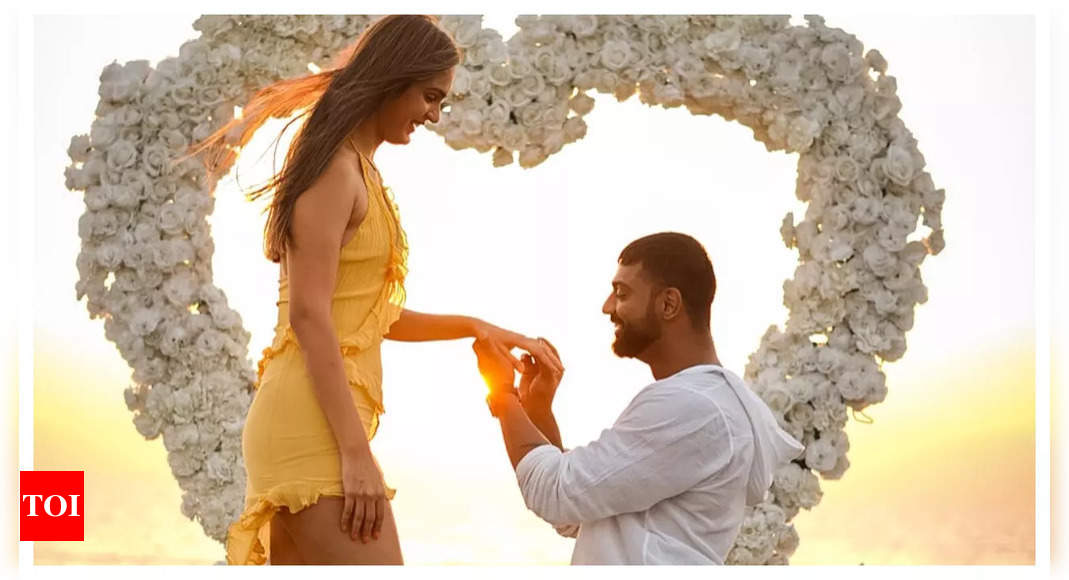 Splitsvilla X5's Rushali Yadav and Harsh Arora get engaged in a dreamy affair; see pics