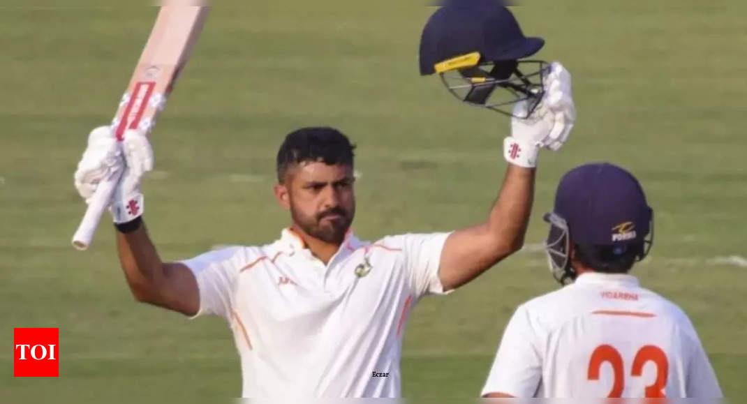 Watch: Karun Nair smashes ninth century of the season