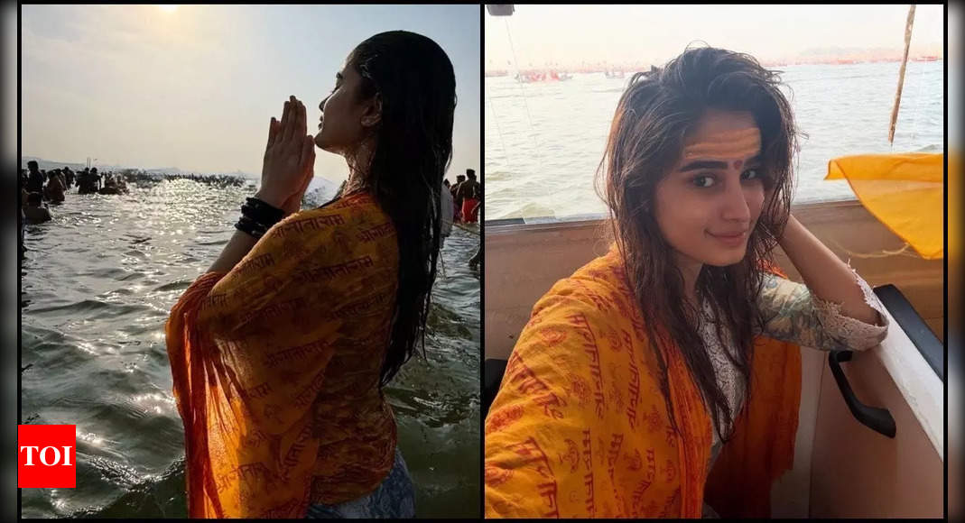 Rasha Thadani talks about embracing energy, devotion and unity as she drops glimpses of her visit to Mahakumbh 2025 - PICS inside