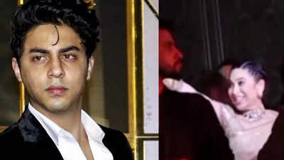 Karisma Kapoor warmly hugs Shah Rukh Khan's son Aryan Khan in UNSEEN VIDEO from at Aadar Jain’s wedding, fans shower love