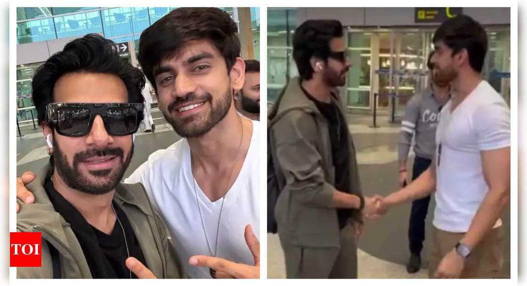 Bigg Boss 18 winner Karan Veer Mehra’s heartwarming reunion with Avinash Mishra at Delhi Airport; Watch!