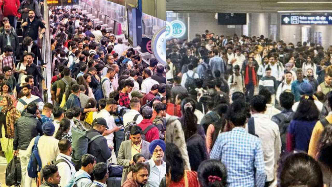 Delhi Metro हौज खास स्टेशन पर भीड़ की वायरल तस्वीर ने मचाया हड़कंप, Reddit यूजर ने बताई Ncr ट्रांसपोर्ट की सच्चाई 6 Delhi Metro Overcrowding Sparks Stampede Fears At Key Stations | Delhi News - Times Of India