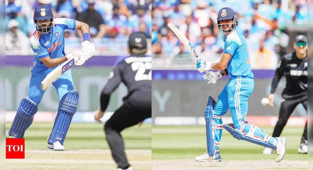 India vs New Zealand Live Score, ICC Champions Trophy 2025: Shreyas Iyer, Axar Patel drive India forward vs New Zealand in Dubai  – The Times of India