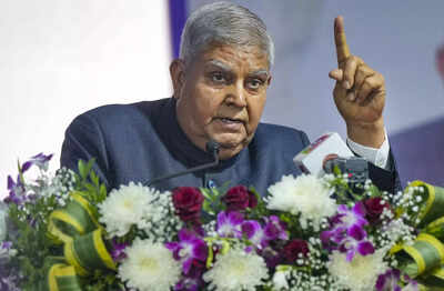 India’s education system being destroyed by commodification, commercialisation: Vice President Dhankhar – The Times of India